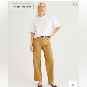 JCrew Sailor Slim Wide-Leg Chino Pants